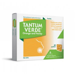 TANTUM VERDE Orange & honey pastilky 40x 3 mg