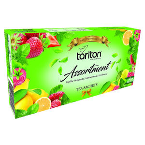 TARLTON Assortment 5 Flavour zelený čaj 100 sáčků, poškozený obal