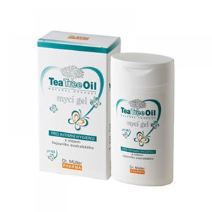 DR. MÜLLER Tea Tree Oil mycí gel pro intimní hygienu 200 ml, poškozený obal