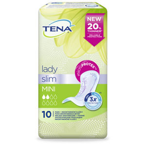 TENA Lady Slim Mini inkontinenční vložky 2 kapky 10 kusů 757148