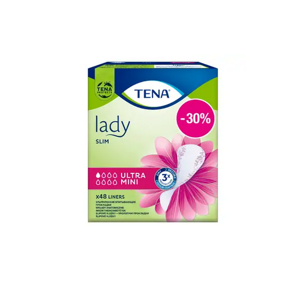 TENA Lady Slim ultra mini plus promo inkontinenční vložky 44 kusů 761183