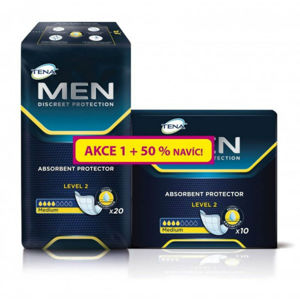 TENA Men level 2 inkontinenční vložky 4 kapky 30 kusů, poškozený obal