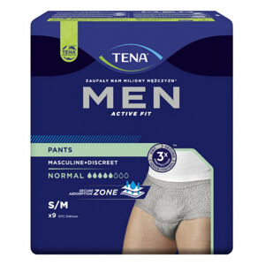 TENA Men pants normal inkontinenční kalhotky šedé S/M 9 kusů 722703