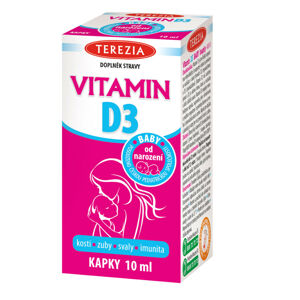 TEREZIA Vitamin D3 BABY kapky 10 ml, poškozený obal