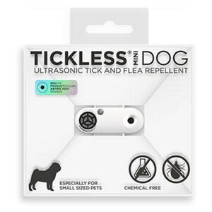 TICKLESS Mini dog nabíjecí ultrazvukový odpuzovač klíšťat a blech bílá