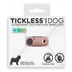TICKLESS Mini dog nabíjecí ultrazvukový odpuzovač klíšťat a blech růžovozlatá