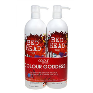 TIGI Bed Head Combat Colour Goddess Shampoo  1500ml 750ml Bed Head Combat Colour