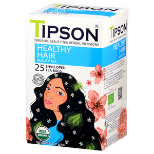 TIPSON Beauty tea healthy hair bylinný čaj 25 sáčků