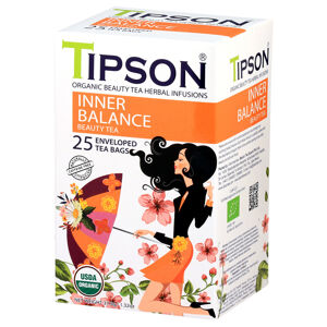 TIPSON Beauty tea inner balance bylinný čaj 25 sáčků