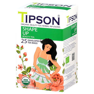 TIPSON Beauty bylinný čaj pro aktivní životní styl BIO 25 sáčků