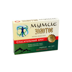 TML Mumio zlaté 200 mg 60 tablet, poškozený obal