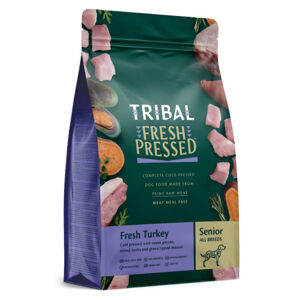 TRIBAL Fresh Pressed Turkey Senior granule pro psí seniory 1 ks, Hmotnost balení: 12 kg