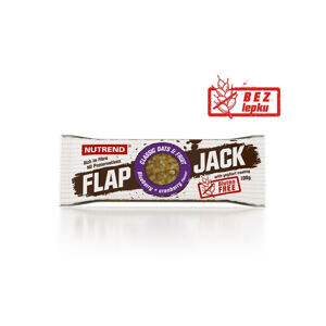 NUTREND FlapJack tyčinka bezlepková borůvka a brusinka s jogurtovou polevou 100 g