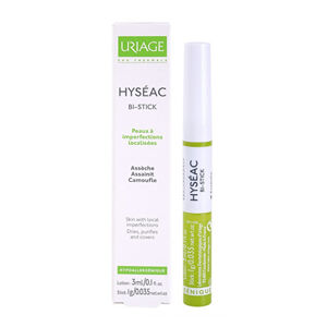 URIAGE Hyséac Bi-Stick Tyčinka na kožní nedokonalosti Hyséac Bi-Stick 3 ml, poškozený obal
