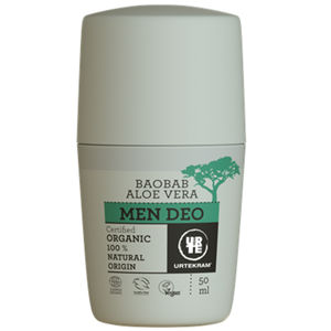 URTEKRAM BIO Krémový deodorant pro muže s aloe a baobabem 50 ml
