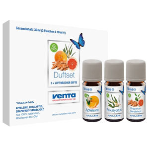 VENTA Bio Duftset éterické bio-oleje 3x10 ml