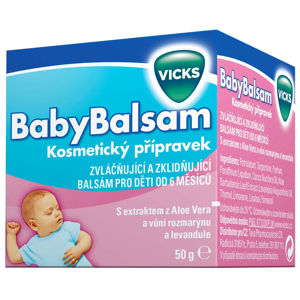 VICKS BabyBalsam 50 g s vůní rozmarýnu a levandule