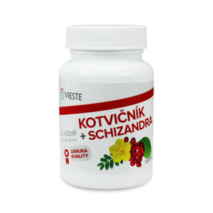 VIESTE Kotvičník + Schizandra 30 kapslí
