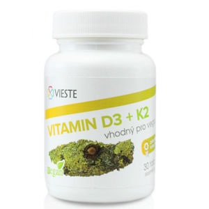 VIESTE  Vitamin D3 + K2 30 tobolek