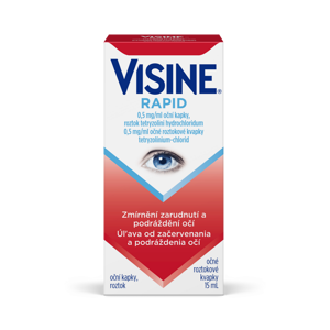 VISINE Rapid 0,5 mg/ml oční kapky, roztok 15 ml