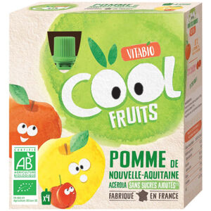 VITABIO ovocné BIO kapsičky Cool Fruits jablko a acerola 4 x 90 g