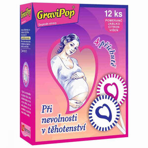 VITAHARMONY GraviPop Při nevolnosti v těhotenství Mix 12 ks, poškozený obal