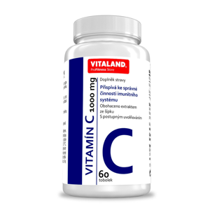 VITALAND Vitamín C 1000 mg 60 tobolek