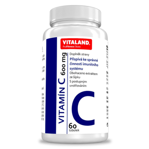 VITALAND Vitamín C 600 mg 60 tobolek