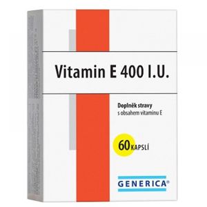 GENERICA Vitamin E 400 mg 60 kapslí, poškozený obal