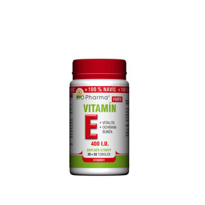 BIO PHARMA Vitamín E Forte 400 I.U.30+30 tobolek