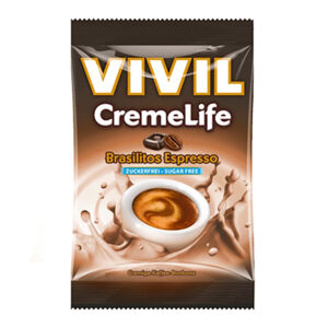 VILVIL Creme life brasilitos espresso drops bez cukru 110g
