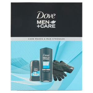 DOVE Clean Comfort Sprchový gel 250ml + tuhý antiperspirant 50ml + rukavice na dotykový displej Dárkové balení