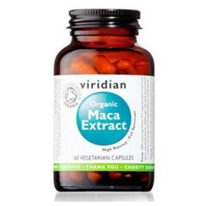 VIRIDIAN Nutrition organic maca extract 60 kapslí