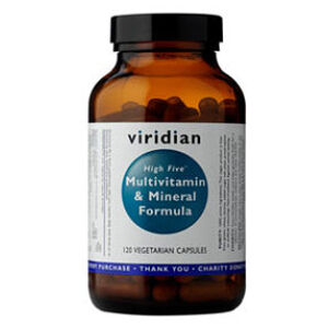 VIRIDIAN Nutrition High B5 Multivitamin & Mineral 120 kapslí, poškozený obal