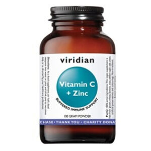 VIRIDIAN Nutrition vitamin C + zinek 100 g