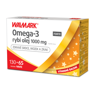 WALMARK Omega 3 Forte 130+65 tobolek PROMO 2020