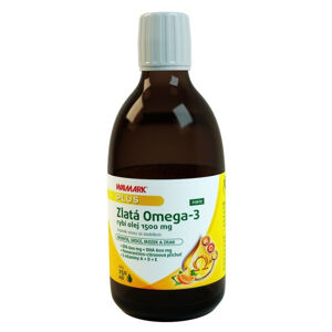 WALMARK Zlatá omega 3 Forte 1500 mg 250 ml, poškozený obal