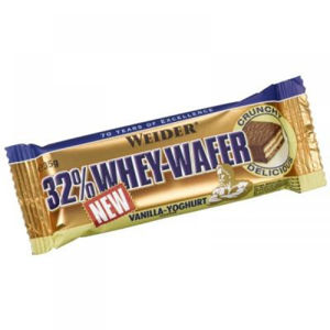 Wafer Whey, proteinová tyčinka, 35 g, Weider - Ořech