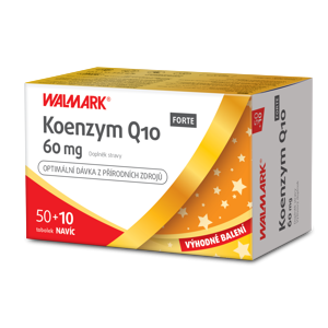 WALMARK Koenzym Q10 Forte 60 mg 50+10 tobolek, poškozený obal