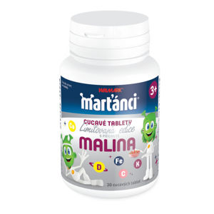 WALMARK Marťánci cucavé tablety malina 30 tablet