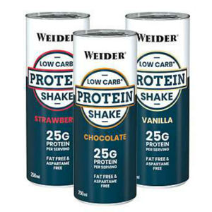 WEIDER Low Carb proteinový šejk jahoda 250 ml