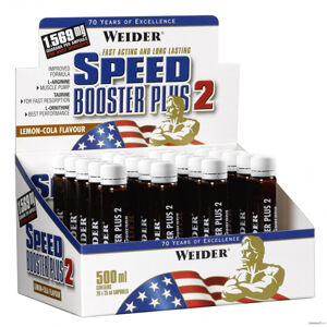 Speed Booster Plus 2, ampule 25 ml, Weider, poškozený obal