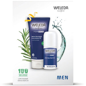 WELEDA 100Y MEN Sprchový gel 200 ml + roll-On 50 ml Dárkové balení
