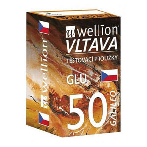 WELLION Vltava Galileo testovací proužky glukóza 50 kusů