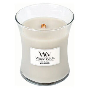 WOODWICK Vonná svíčka váza Warm Wool 85 g