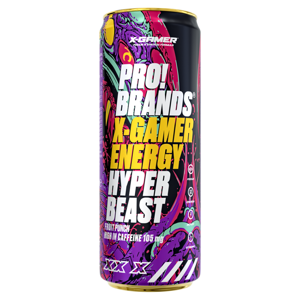 PROBRANDS X-gamer energy hyper beast ovocný punč 330 ml