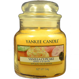 YANKEE CANDLE Vonná svíčka Classic malý Vanilla Cupcake  104 g, Vůně: Vanilla Cupcake