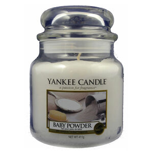 YANKEE CANDLE Classic Vonná svíčka Baby Powder střední 411 g