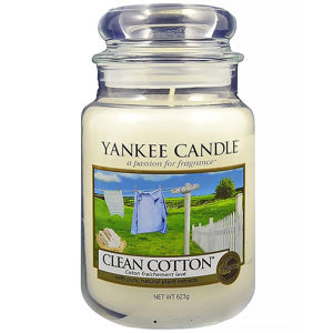 YANKEE CANDLE Classic Clean Cotton velký 623 g