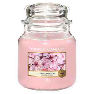 YANKEE CANDLE Classic Vonná svíčka střední Cherry Blossom 411 g